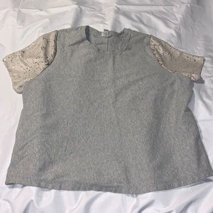 Gray shirt